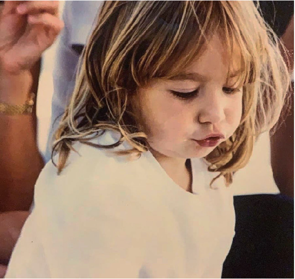 Lara as a child